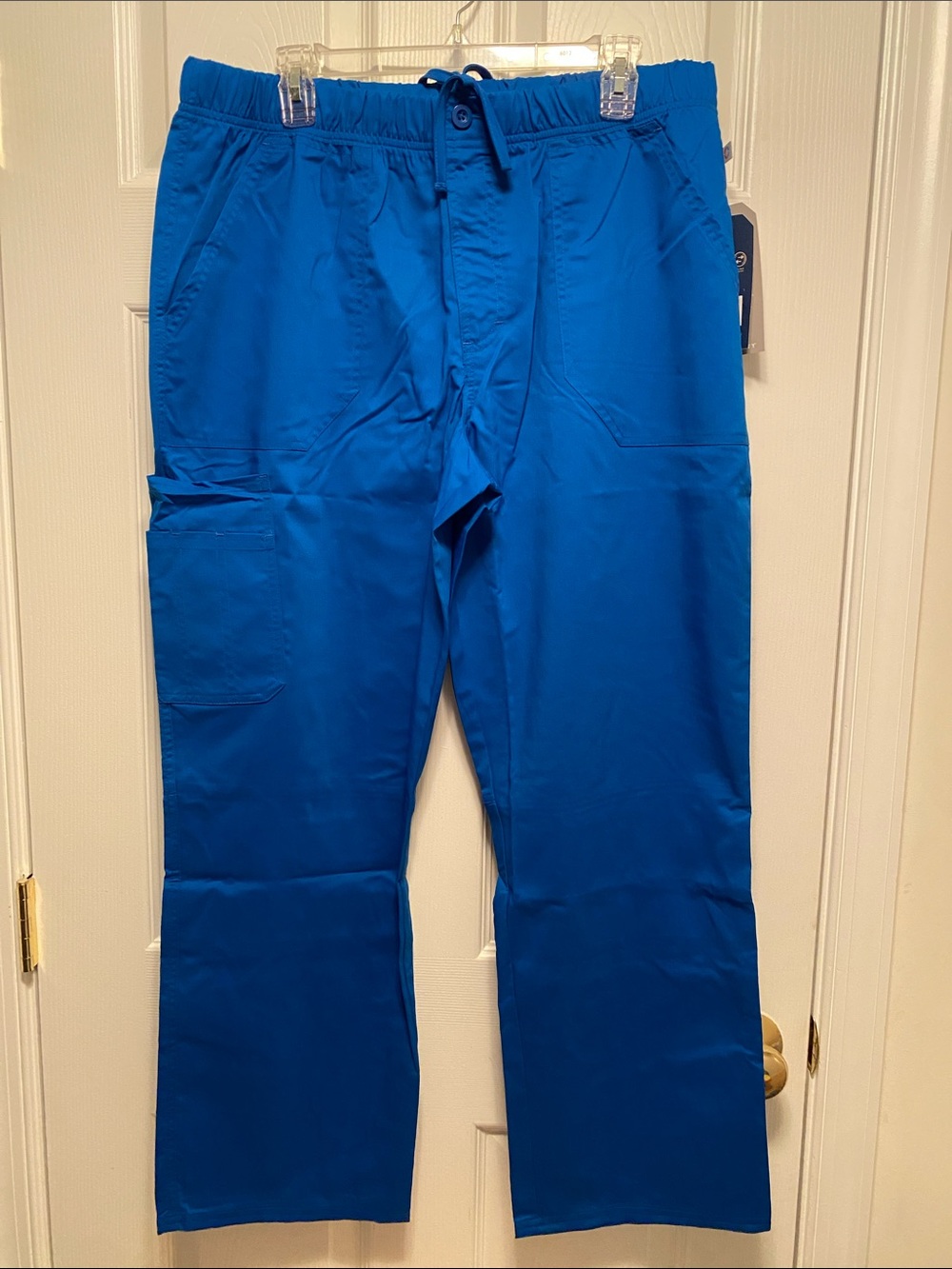 Cherokee Workwear Royal Blue Men's Scrub Pants… size L Short
